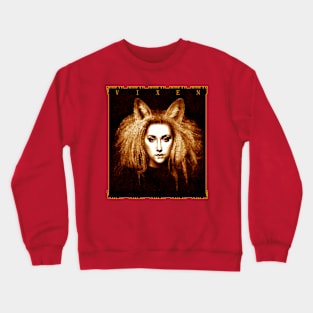 Fox Eared Vixen Girl Design Crewneck Sweatshirt